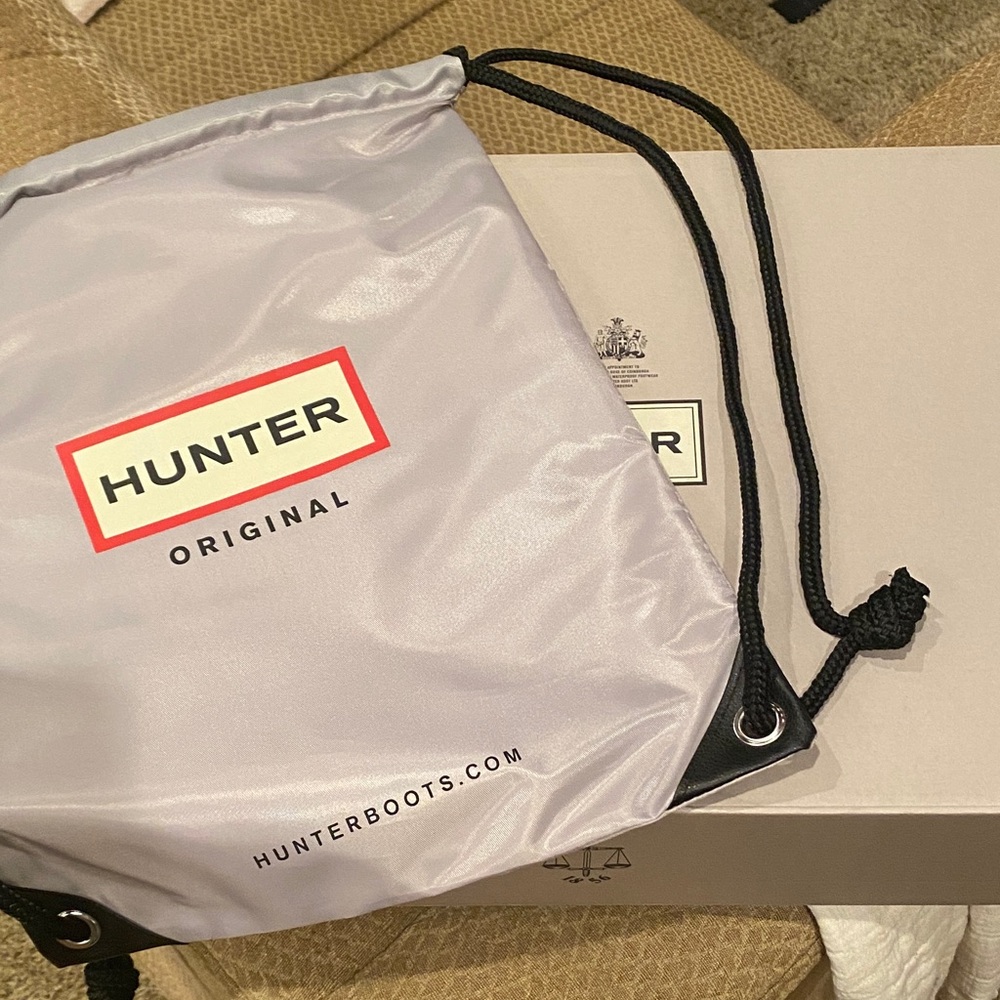 Hunter Original Box And Silver Drawstring Backpac… - image 1